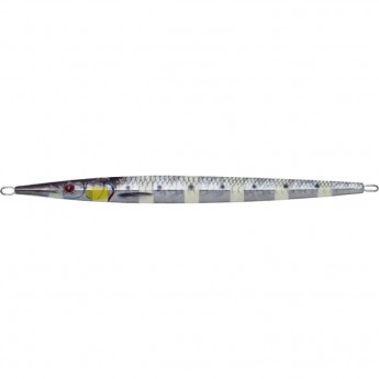Блесна SAVAGE GEAR 3D Needle Jig 19см 80г sinking glow zebra PHP
