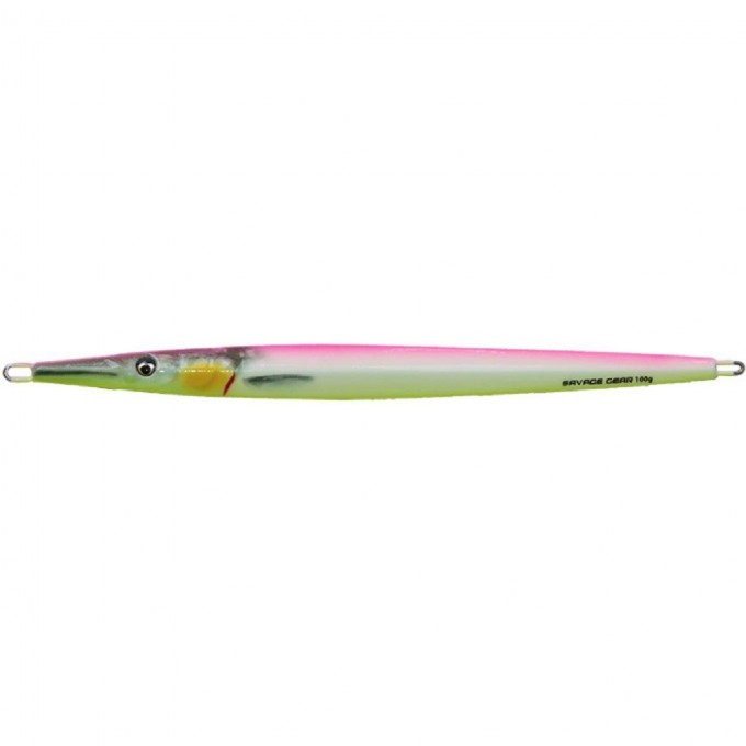 Блесна SAVAGE GEAR 3D Needle Jig 20см 100г sinking full glow 73228 Блесна SAVAGE GEAR 3D Needle Jig 20см 100г sinking full glow 73228