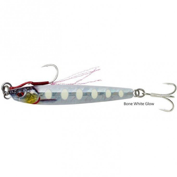 Блесна SAVAGE GEAR 3D Slim Jig Minnow 16см 120г Sinking Bone White Glow PH 74448 Блесна SAVAGE GEAR 3D Slim Jig Minnow 16см 120г Sinking Bone White Glow PH 74448