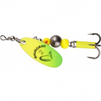 Блесна SAVAGE GEAR Caviar Spinner #4 14g 07-Yellow / Chartreuse Блесна SAVAGE GEAR Caviar Spinner #4 14g 07-Yellow / Chartreuse