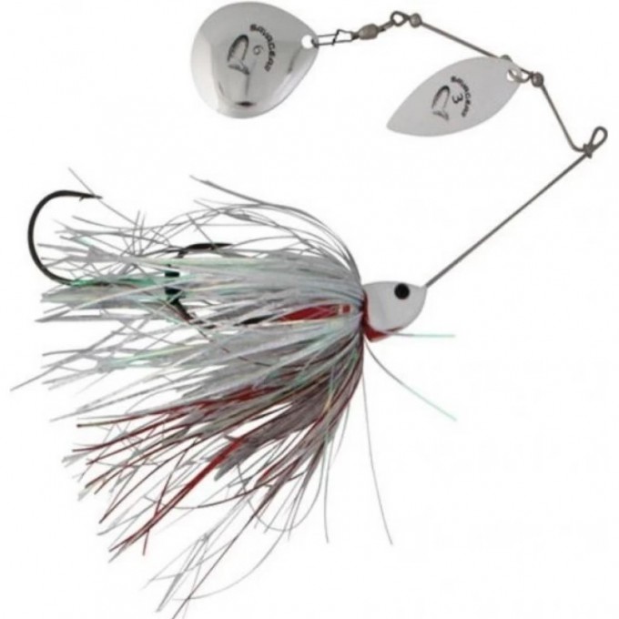 Блесна SAVAGE GEAR Da'Bush Spinnerbait 14см 21г Sinking White Silver 72603 Блесна SAVAGE GEAR Da'Bush Spinnerbait 14см 21г Sinking White Silver 72603