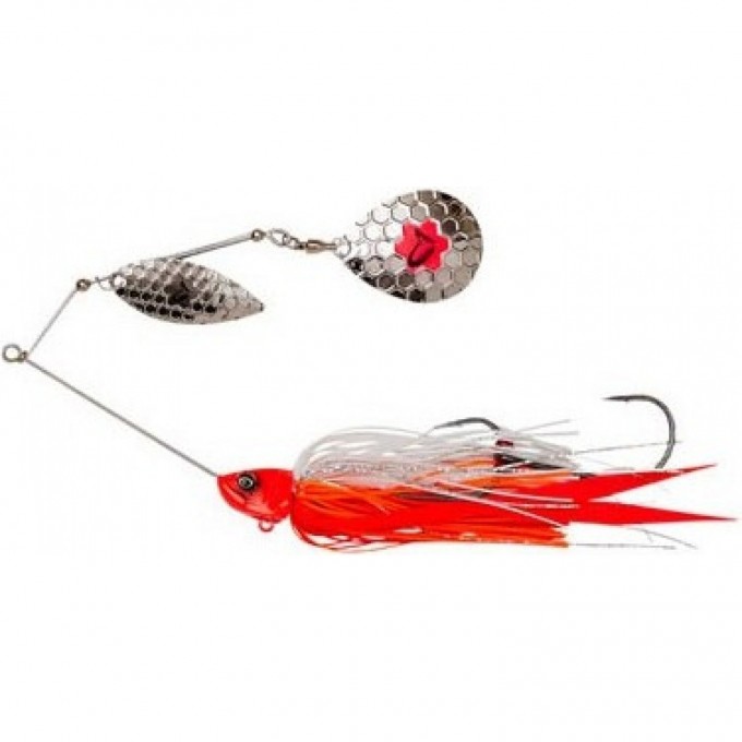 Блесна SAVAGE GEAR Da'Bush Spinnerbait 16см 32г Sinking Red Head Silver 72613 Блесна SAVAGE GEAR Da'Bush Spinnerbait 16см 32г Sinking Red Head Silver 72613