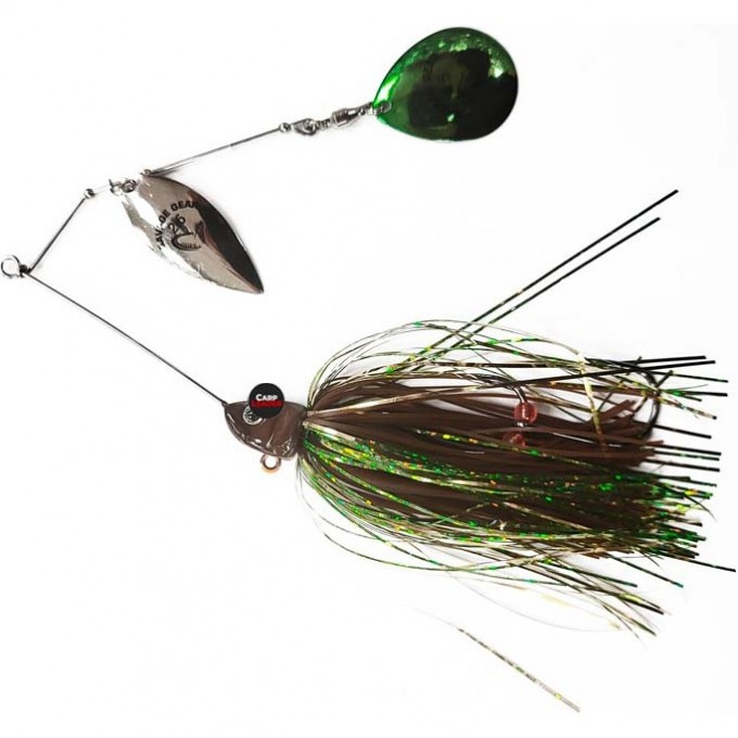 Блесна SAVAGE GEAR Da'Bush Spinnerbait 21g Sinking Motoroil 71757 Блесна SAVAGE GEAR Da'Bush Spinnerbait 21g Sinking Motoroil 71757