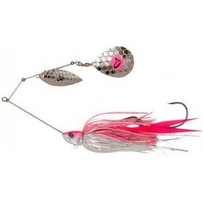Блесна SAVAGE GEAR Da'Bush Spinnerbait 21см 55г Sinking Pink Silver 72626 Блесна SAVAGE GEAR Da'Bush Spinnerbait 21см 55г Sinking Pink Silver 72626