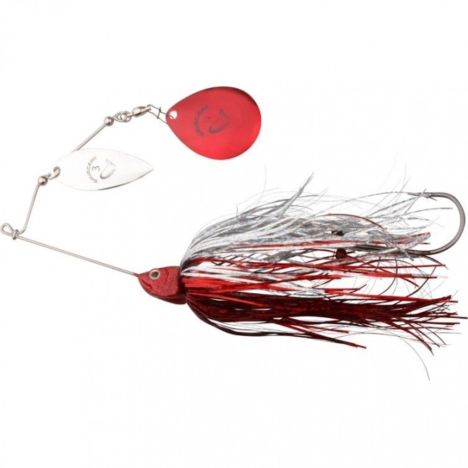 Блесна SAVAGE GEAR Da'Bush Spinnerbait 42g #4 Red Silver Flash 43641 Блесна SAVAGE GEAR Da'Bush Spinnerbait 42g #4 Red Silver Flash 43641