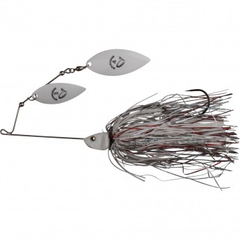 Блесна SAVAGE GEAR Da'Bush Spinnerbait 42g #4 White Silver Holo Flame
