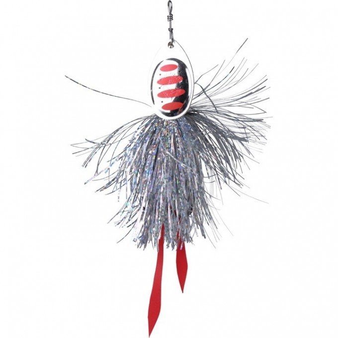 Блесна SAVAGE GEAR P-Spinner 7 27g 01-Silver Red 50748 Блесна SAVAGE GEAR P-Spinner 7 27g 01-Silver Red 50748