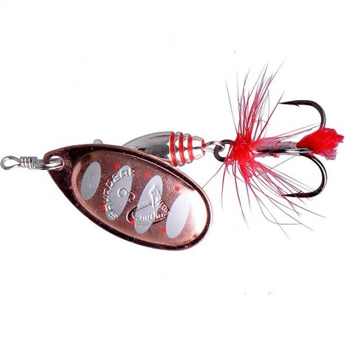 Блесна SAVAGE GEAR Rotex Spinner #2a 4g 08-Cobber Silver 50726 Блесна SAVAGE GEAR Rotex Spinner #2a 4g 08-Cobber Silver 50726
