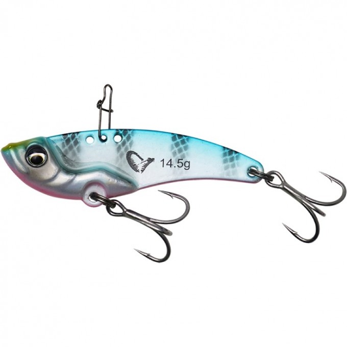Блесна SAVAGE GEAR VIB Blade 5.5cm 14.5g Blue Pink Stripes 71448 Блесна SAVAGE GEAR VIB Blade 5.5cm 14.5g Blue Pink Stripes 71448