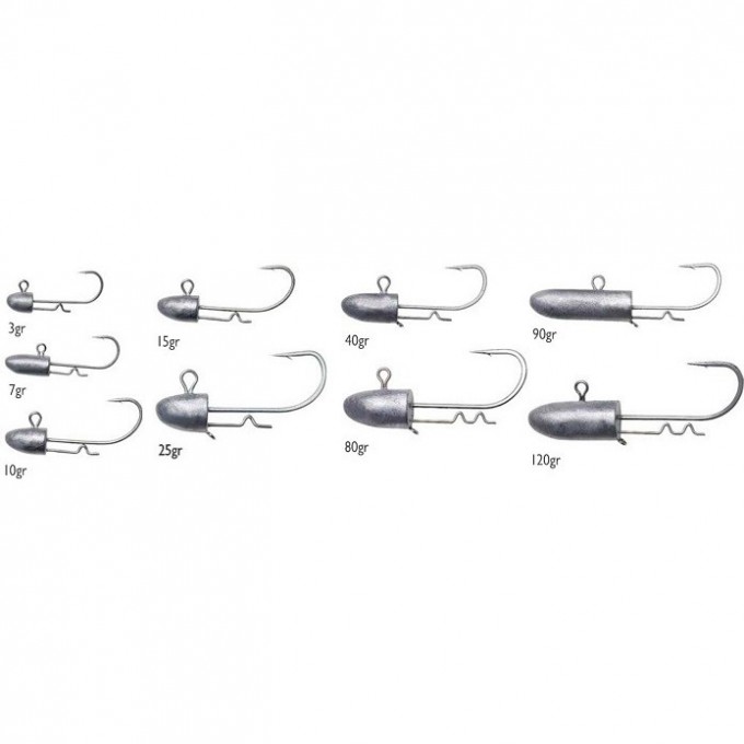 Джигеры SAVAGE GEAR Bullet Jig head L #5/0 40g 2pcs 63876 Джигеры SAVAGE GEAR Bullet Jig head L #5/0 40g 2pcs 63876