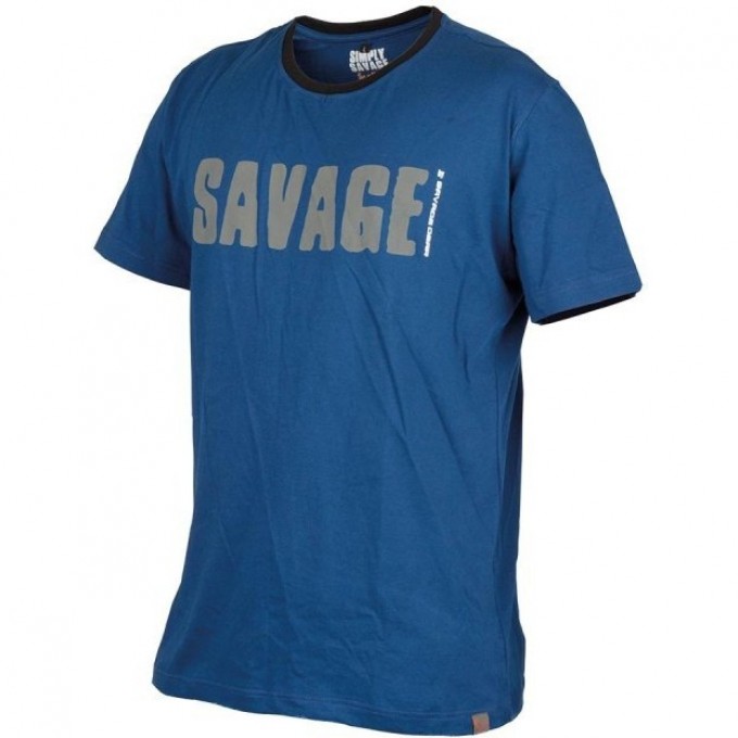 Футболка SAVAGE GEAR Tee Blue XXL 57067 Футболка SAVAGE GEAR Tee Blue XXL 57067