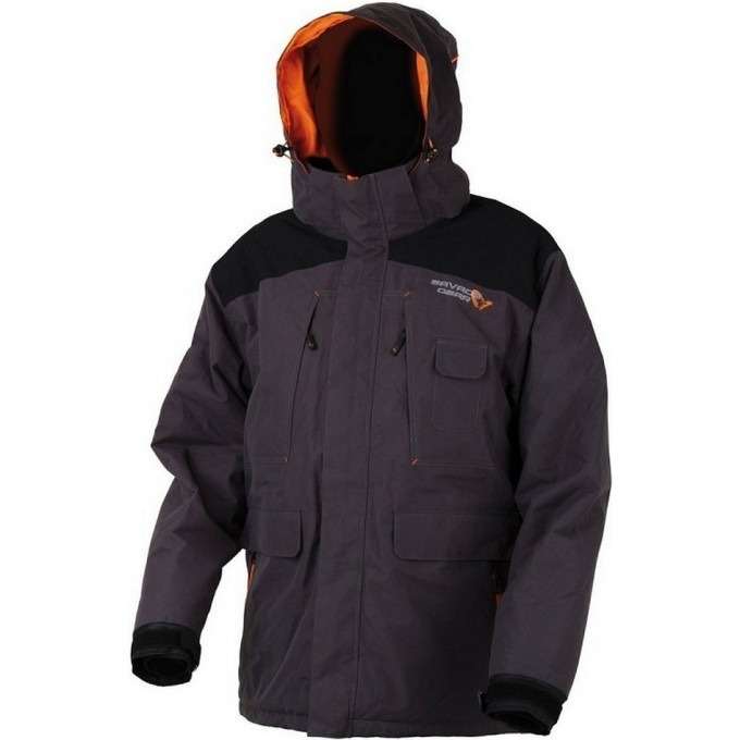 Куртка SAVAGE GEAR ProGuard Thermo Jacket Black/Grey M 47900 Куртка SAVAGE GEAR ProGuard Thermo Jacket Black/Grey M 47900