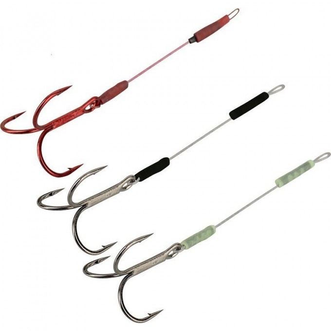 Оснастка SAVAGE GEAR Carbon49 Stinger #1 9cm 16kg 3pcs 54881 Оснастка SAVAGE GEAR Carbon49 Stinger #1 9cm 16kg 3pcs 54881