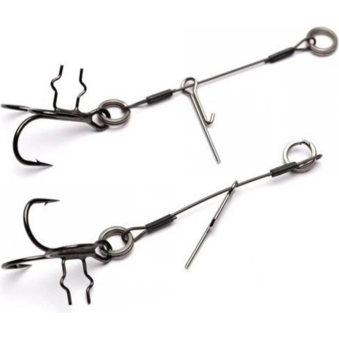 Оснастка SAVAGE GEAR Carbon49 T-Treble Spike Stingers #2/0 2pcs 69780