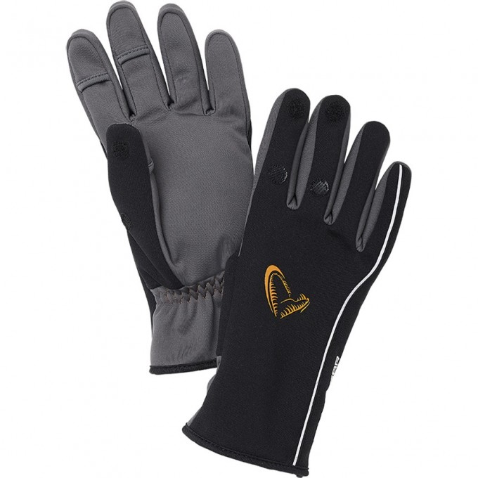 Перчатки SAVAGE GEAR Softshell Winter Glove XL Black 76607 Перчатки SAVAGE GEAR Softshell Winter Glove XL Black 76607