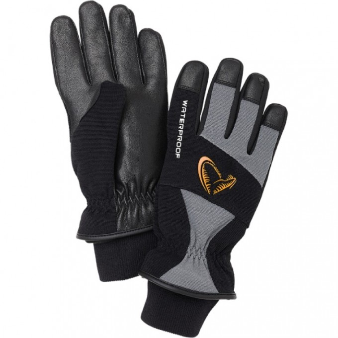 Перчатки SAVAGE GEAR Thermo Pro Glove L Grey/Black 76469 Перчатки SAVAGE GEAR Thermo Pro Glove L Grey/Black 76469