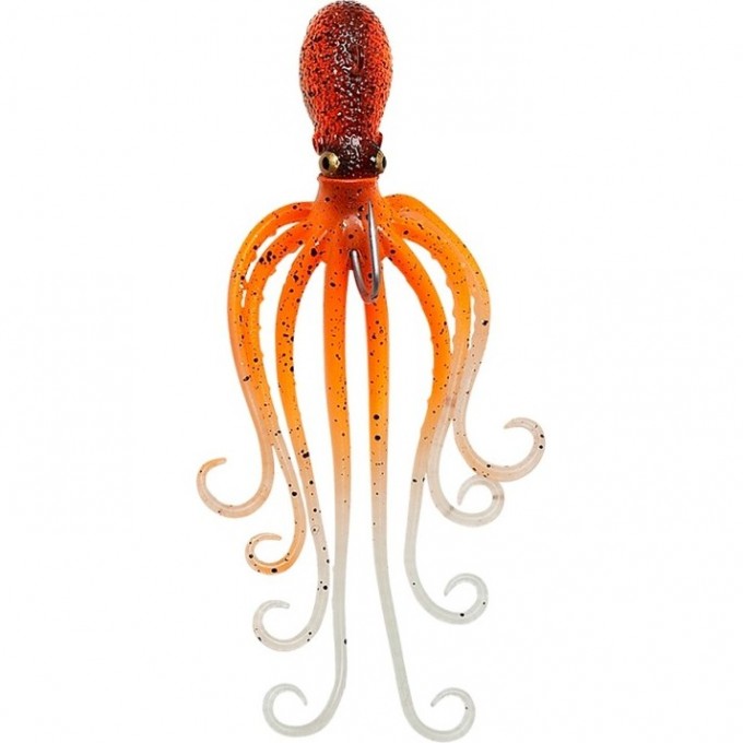 Приманка SAVAGE GEAR 3D Octopus 185g 20cm UV Orange Glow 63892 Приманка SAVAGE GEAR 3D Octopus 185g 20cm UV Orange Glow 63892