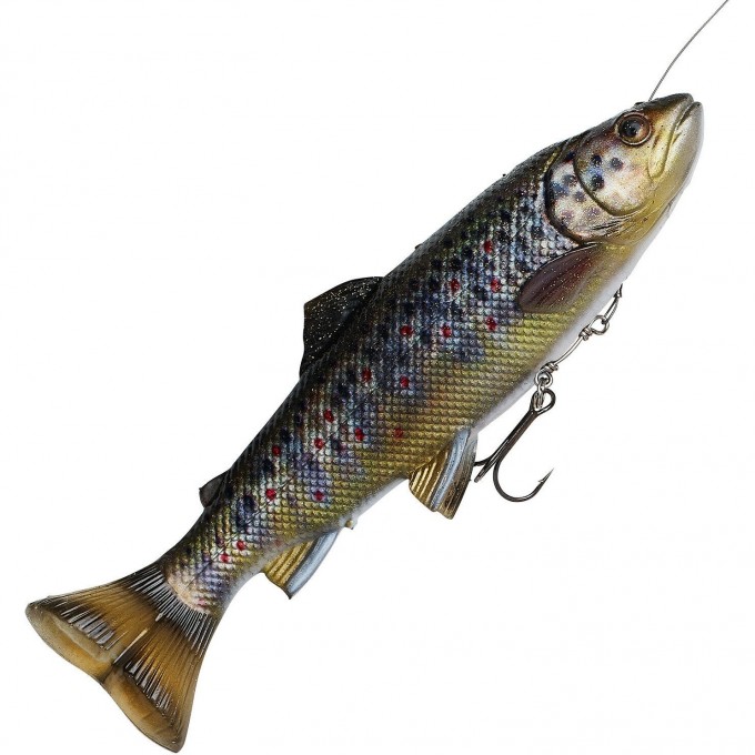 Приманка SAVAGE GEAR 4D Line Thru Pulsetail Trout 20cm 102g SS Brown Trout 61981 Приманка SAVAGE GEAR 4D Line Thru Pulsetail Trout 20cm 102g SS Brown Trout 61981