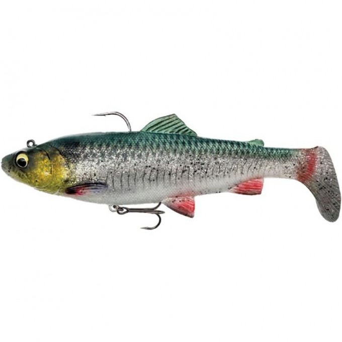 Приманка SAVAGE GEAR 4D Trout Rattle Shad 12.5cm 35g Sink Green Silver 73999 Приманка SAVAGE GEAR 4D Trout Rattle Shad 12.5cm 35g Sink Green Silver 73999