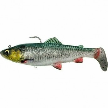 Приманка SAVAGE GEAR 4D Trout Rattle Shad 20,5cm 120g Sinking Green Silver