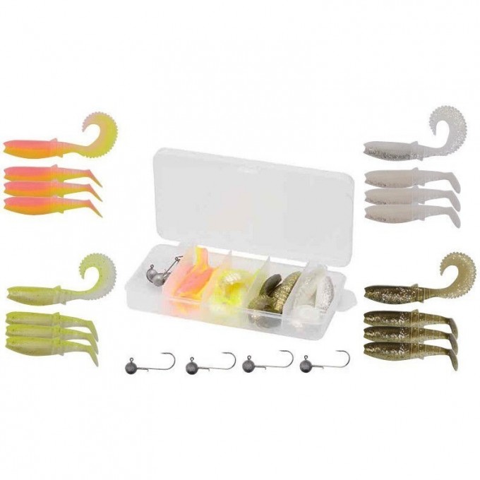 Приманка SAVAGE GEAR Cannibal Box Kit XS 20pcs 57613 Приманка SAVAGE GEAR Cannibal Box Kit XS 20pcs 57613