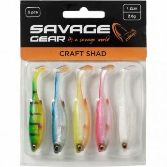 Приманка SAVAGE GEAR Craft Shad 10cm 6g Dark Water Mix 5pcs Приманка SAVAGE GEAR Craft Shad 10cm 6g Dark Water Mix 5pcs