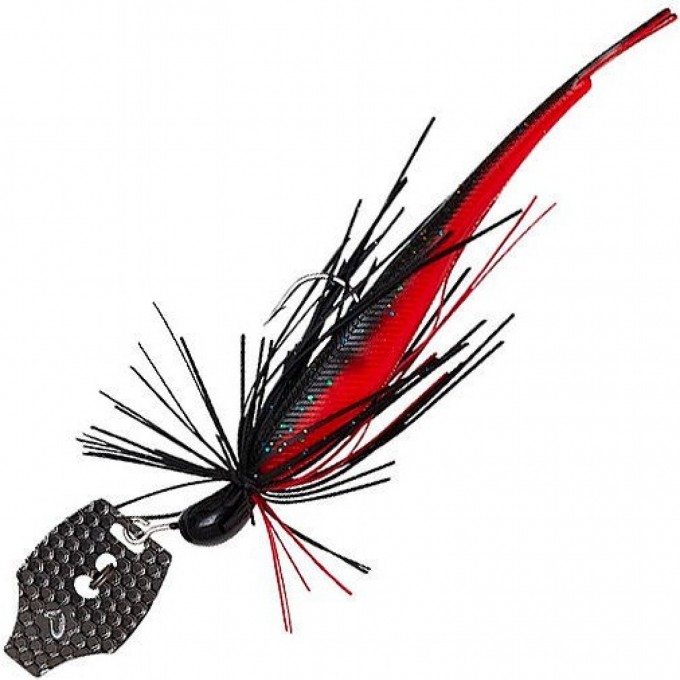 Приманка SAVAGE GEAR Crazy Swim Jig 10см 8.5г Black N Red 76735 Приманка SAVAGE GEAR Crazy Swim Jig 10см 8.5г Black N Red 76735