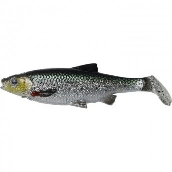 Приманка SAVAGE GEAR LB Roach Paddle Tail 7,5cm 1шт Green Silver