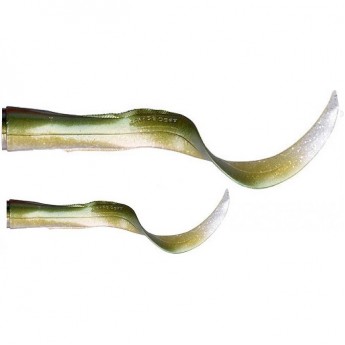 Сменные хвосты для SAVAGE GEAR 3D LB Hard Eel 25 10-Green Silver Сменные хвосты для SAVAGE GEAR 3D LB Hard Eel 25 10-Green Silver