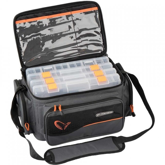 Сумка SAVAGE GEAR System Box Bag S 3 Boxes & PP Bags (15x36x23cm) 54775 Сумка SAVAGE GEAR System Box Bag S 3 Boxes & PP Bags (15x36x23cm) 54775