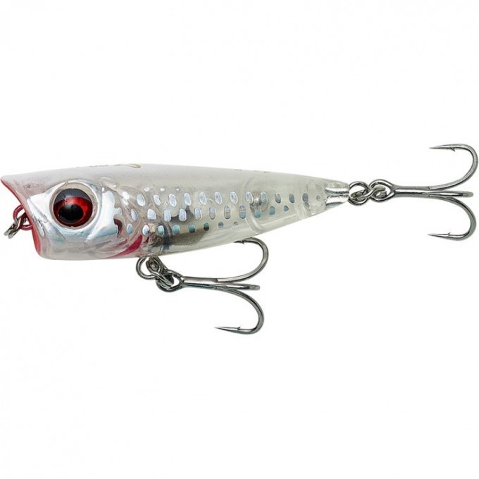 Воблер SAVAGE GEAR 3D Minnow Popper 4.3cm 4g F Crystal White 64073 Воблер SAVAGE GEAR 3D Minnow Popper 4.3cm 4g F Crystal White 64073