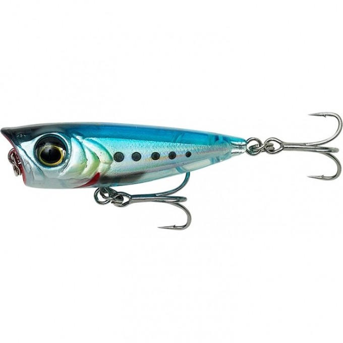 Воблер SAVAGE GEAR 3D Minnow Popper 4.3cm 4g F Ghost Sardine 64074 Воблер SAVAGE GEAR 3D Minnow Popper 4.3cm 4g F Ghost Sardine 64074