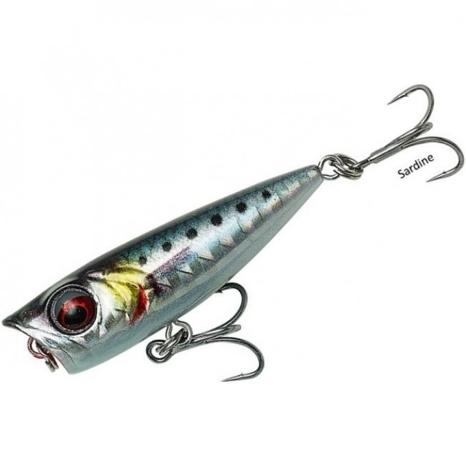 Воблер SAVAGE GEAR 3D Minnow Popper 4.3cm 4g F Sardine PHP 64067 Воблер SAVAGE GEAR 3D Minnow Popper 4.3cm 4g F Sardine PHP 64067