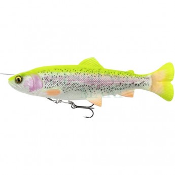 Воблер SAVAGE GEAR 4D Linethru Pulse Tail Trout 16см 51г Slow Sinking Lemon Trout