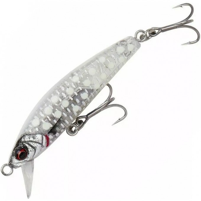 Воблер SAVAGE GEAR Gravity Minnow 50 FS Crystal White Glow 73518 Воблер SAVAGE GEAR Gravity Minnow 50 FS Crystal White Glow 73518