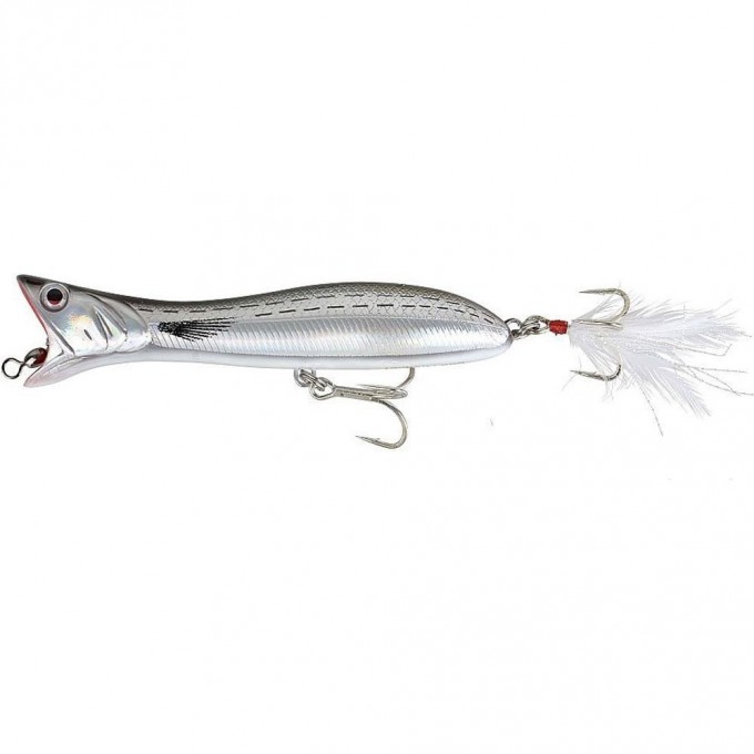 Воблер SAVAGE GEAR Panic Popper 135 13.5cm 38g 01-Dirty Silver Mullet 54979 Воблер SAVAGE GEAR Panic Popper 135 13.5cm 38g 01-Dirty Silver Mullet 54979