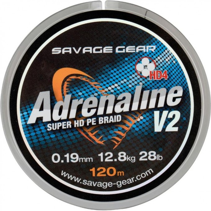 Шнур SAVAGE GEAR Finezze HD4 Braid 120m 0.08mm 4.5kg Grey 46897 Шнур SAVAGE GEAR Finezze HD4 Braid 120m 0.08mm 4.5kg Grey 46897